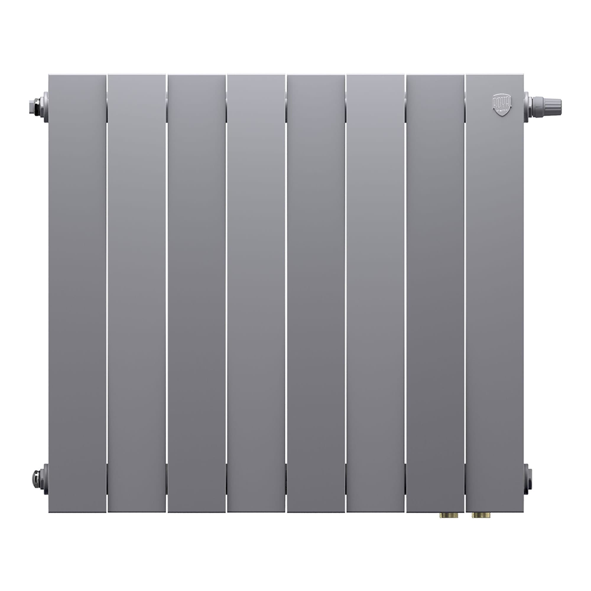 Радиатор биметаллический Royal Thermo PianoForte 500 Серебристый VR80 - 8 секц.