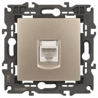 Розетка Ethernet RJ-45 без рамки Эра Эра Elegance 14-3107-04