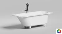 Ванна из литьевого мрамора Salini Ornella 160x70 102316MF RAL матовый