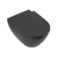 Подвесной унитаз Villeroy&Boch Subway 2.0 5614R0R7 чистый черный