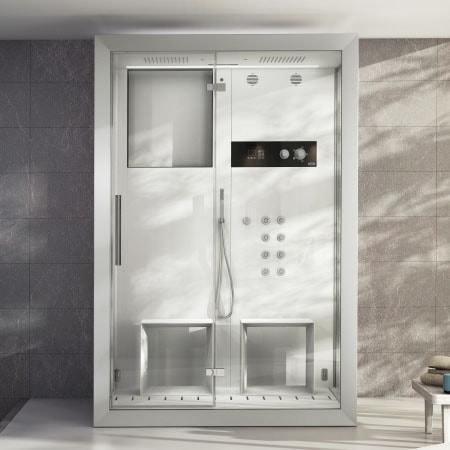 Душевая кабина Jacuzzi Frame IN2 9448-27619 черн/хром