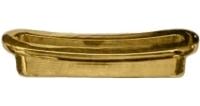 Декоративная накладка на отверстие перелива для ванны BelBagno BB39-TC-ORO, золото