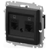Розетка двойная Ethernet RJ-45 без рамки Elbi Eleсtriс Zena Vega 609-014800-248