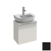 Тумба под раковину 45 см Jacob Delafon Odeon Up EB999D-274 правая черный глянцевый