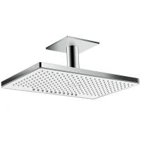 Верхний душ встраиваемый hansgrohe Rainmaker Select 460 2jet EcoSmart 24014400 белый/хром