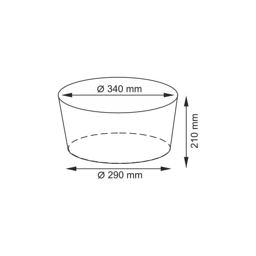 Корзина для белья с крышкой WasserKRAFT Donau WB-530-L