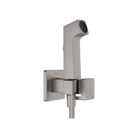 Гигиенический душ hansgrohe Bidette E 29233340 со смесителем шлифованный черный хром