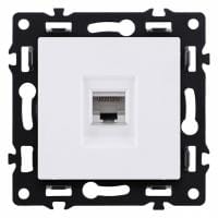 Розетка Ethernet RJ-45 без рамки Kollinger Asthetik AS-017WH