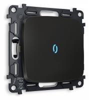 Выключатель проходной одноклавишный с подсветкой без рамки Ambrella Volt Quant MO802040