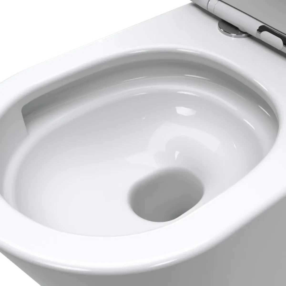 Унитаз приставной BelBagno Flay BB1003CB-TOR/SC безободковый, торнадо, с сиденьем микролифт, белый