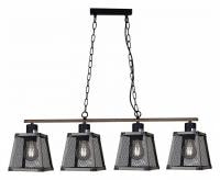 Потолочная люстра ILLUMICO WOOD IL1006-4LL-05 BK WOOD
