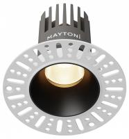 Встраиваемый светильник Maytoni Technical  DL119-10W-3K-TRS-B