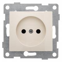 Розетка без заземления и со шторкой без рамки Gusi Electric BRAVO С10Р2-003