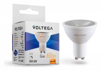 Лампа светодиодная Voltega Софит диммируемый (Sofit dim) GU10 линзованный (Lens) GU10 6Вт 2800K 7108