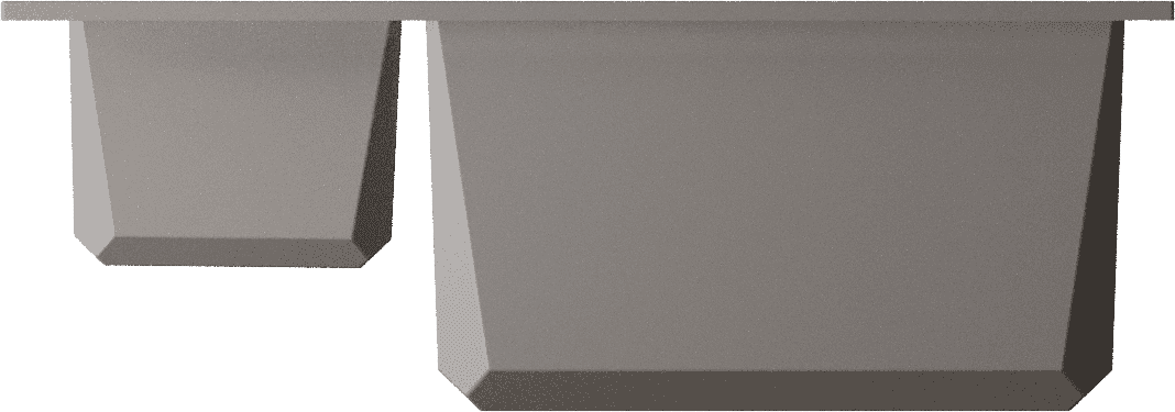 Кухонная мойка Omoikiri Sakaime 60-2 4993554 leningrad grey