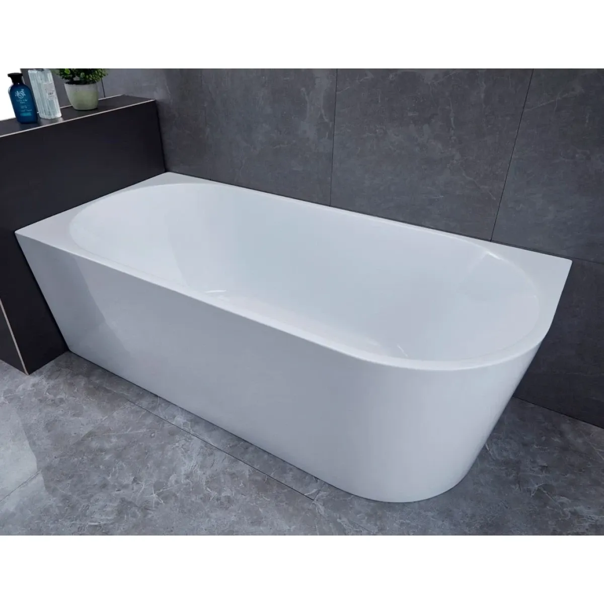 Акриловая ванна Vincea VBT-402-1600L 160x75 см L, угловая, белый
