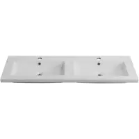 Раковина Cezares CZR-8070-120-2 121x46 см, накладная, белый