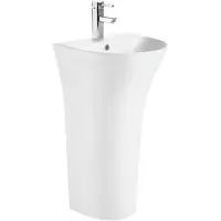 Раковина CeramaLux G-307 48x42 см, напольная, белый