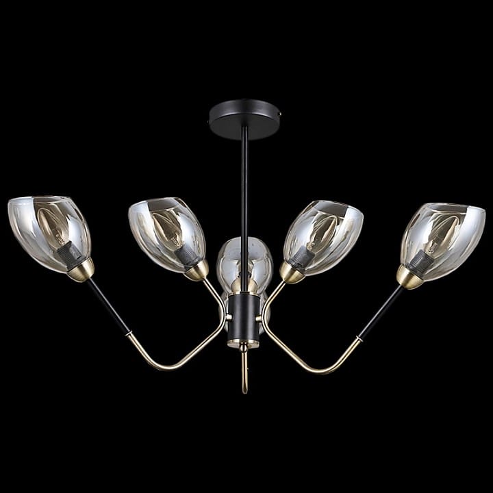 Люстра на штанге ILLUMICO  IL9960-6CSQ-79 BK AB