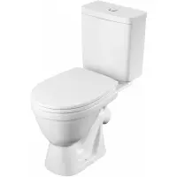 Унитаз-компакт Santek Уно 1WH501613 косой выпуск, с сиденьем микролифт, белый
