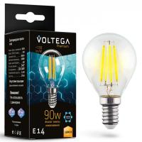 Лампа светодиодная Voltega шар (Globe) E14 9Вт E14 6Вт 3000K 7222