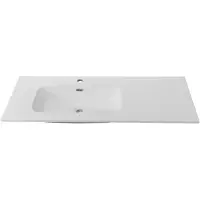 Раковина Cezares Duet CZR-8095-120-L 121x46 см L, накладная, белый
