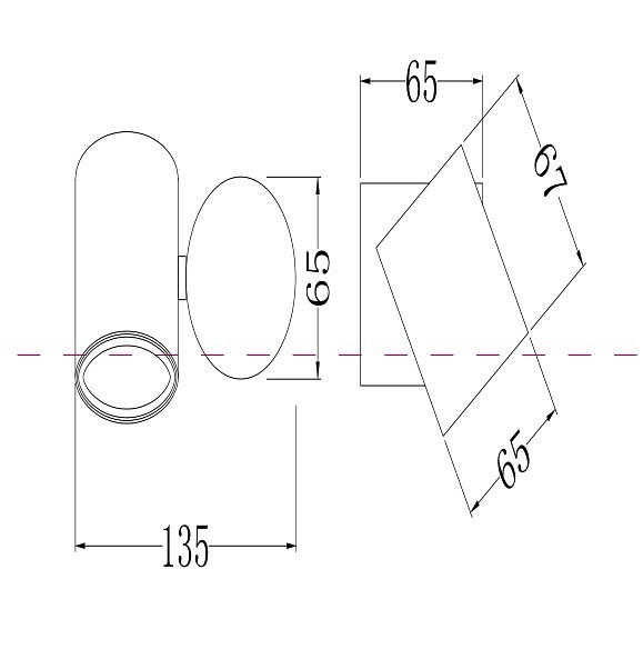 Бра Maytoni Outdoor Уолл Стрит O010WL-01B