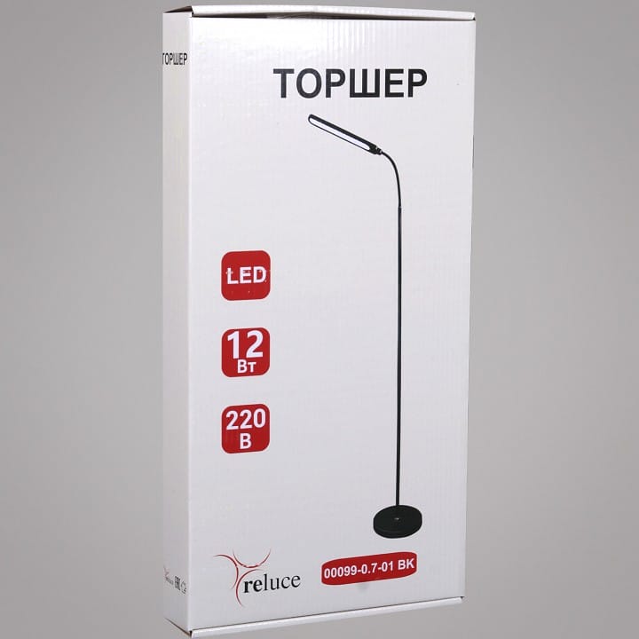 Торшер Reluce 00099 00099-0.7-01 BK
