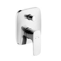 Смеситель для ванны hansgrohe PuraVida СМ 15447000 со встроенной защитной комбинацией