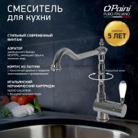 Смеситель для кухни Paini Cox 78CR5881ANTKM хром