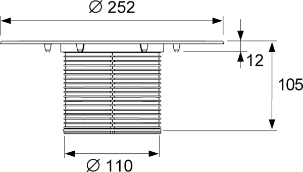 Удлинитель Tece Drainpoint 3660005