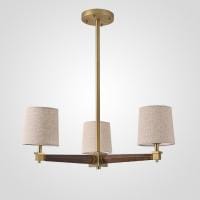 Люстра на штанге Imperiumloft Jorgenson Beige/Dark wood STAVRA01
