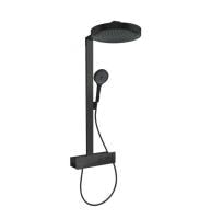 Душевая стойка hansgrohe Rainfinity Showerpipe 26853670 с термостатом черная матовая