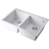 Кухонная мойка Omoikiri Bosen 80-2 4993839 белая матовая