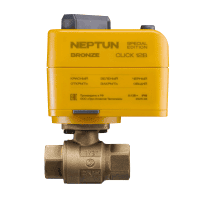 Кран шаровой с электроприводом Neptun Click Bronze 100037106700 12В 3/4 дюйма