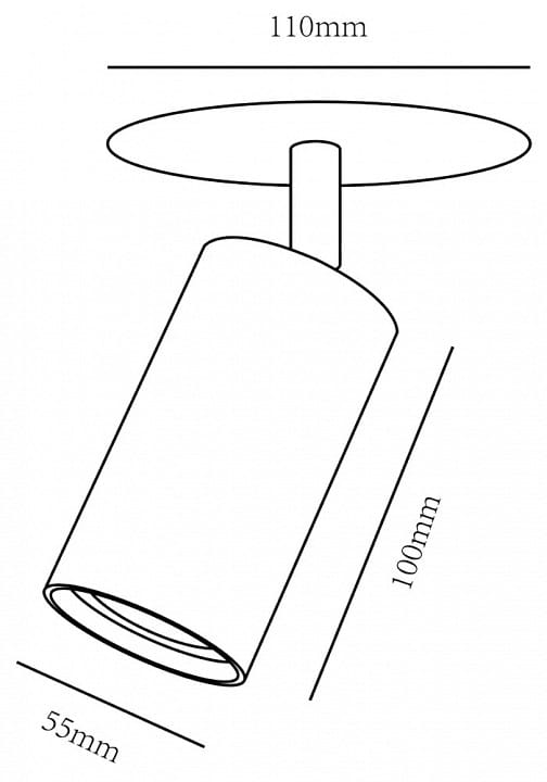 Спот Arte Lamp Cefeo A3214PL-1GY
