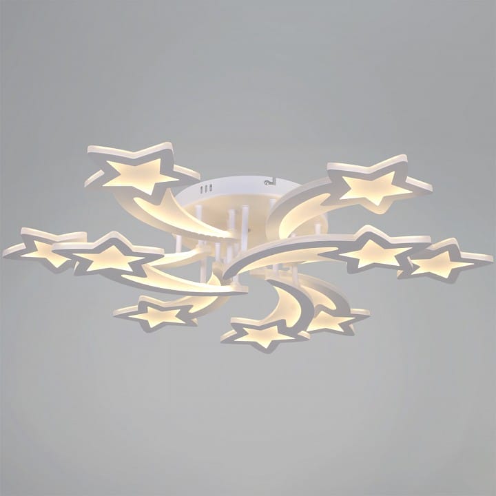 Люстра на штанге Reluce  01150-0.3-6+3 WH