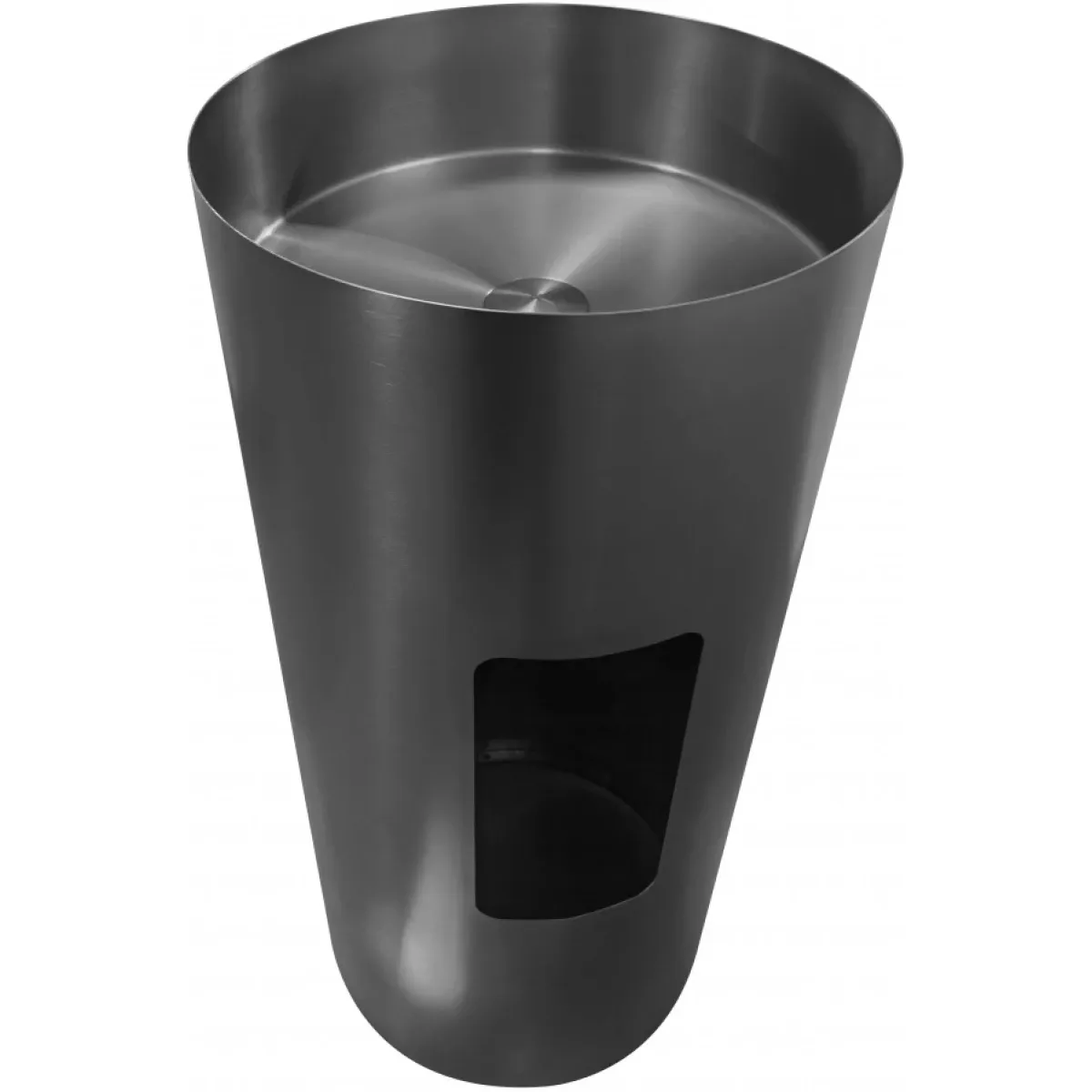 Раковина Abber Wasser Kreis AF2414GM 40x40 см, напольная, оружейная сталь матовый