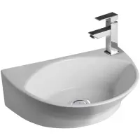 Раковина CeramaLux 7717X 41,5x28,5 см, подвесная, белый