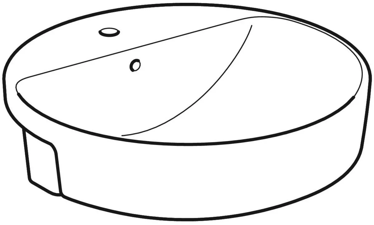 Раковина 50x50 см Geberit VariForm 500.782.01.2