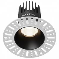 Встраиваемый светильник Maytoni Technical Омут DL119-10W-4K-TRS-B