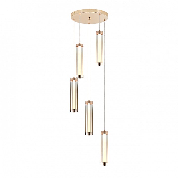 Подвесной светильник Indigo Rilucente 11061/5P Gold
