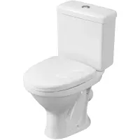 Унитаз-компакт Santeri Forward 1.P205.2.S00.00B.F (4640009670680) косой выпуск, с сиденьем, белый