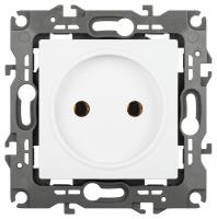 Розетка без заземления, без рамки Эра Эра 12 12-2105-01М