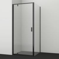 Душевой уголок WasserKRAFT Elbe 80x100 74P29 черный матовый
