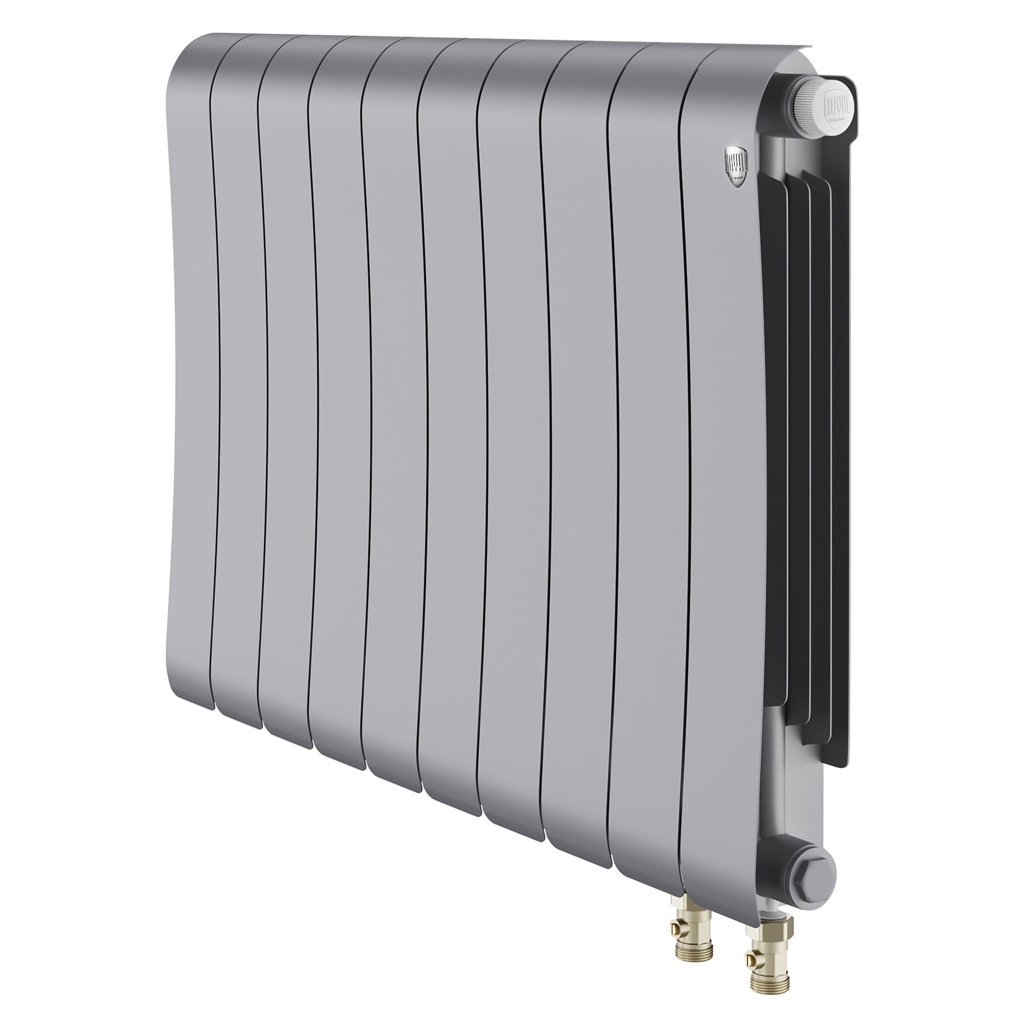 Радиатор биметаллический Royal Thermo Infinity 500 Silver Satin VR80 - 10 секц.
