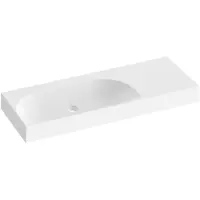 Раковина Ravak Lite XJXP1312000 120x45 см R, накладная, подвесная, белый