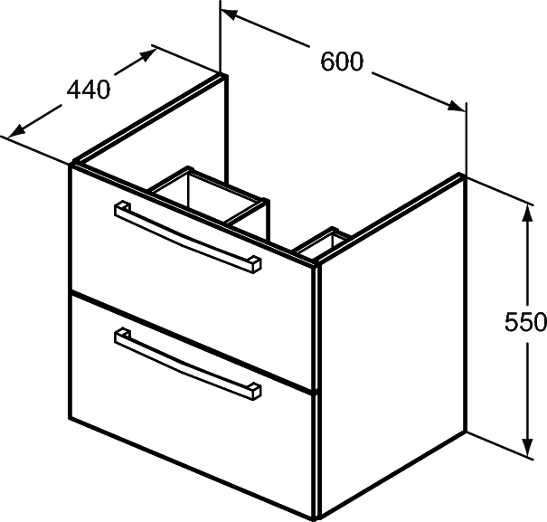 Тумба под раковину Ideal Standard Tempo 60 (E3240OS)