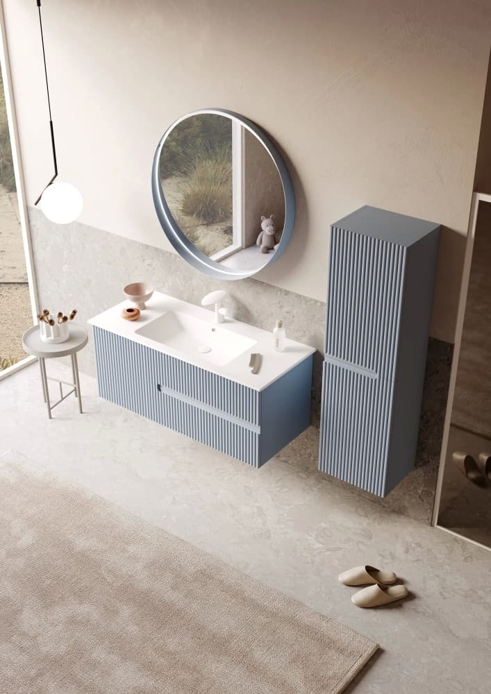 Зеркало Orka Moonlight 75 3001335 c подсветкой голубое матовое