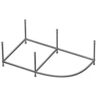 Каркас для ванны Cezares METAURO CORNER-MF